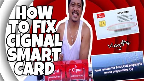 cignal smart card not recognized|cignal tv not working.